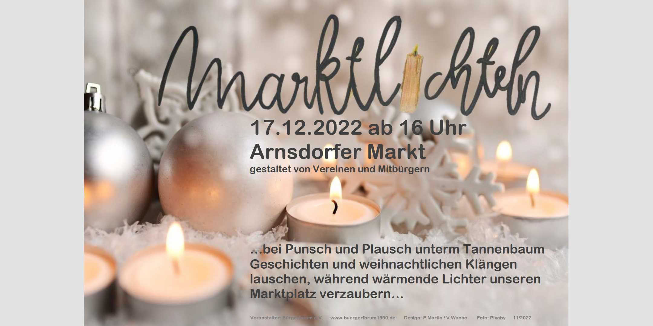 Marktlichteln 2022 Flyer